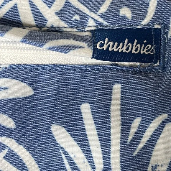 Chubbies‎ Lined Blue Pineapple Swim Trunks 7" Inseam Drawstring Pockets 2X Large - Picture 6 of 7